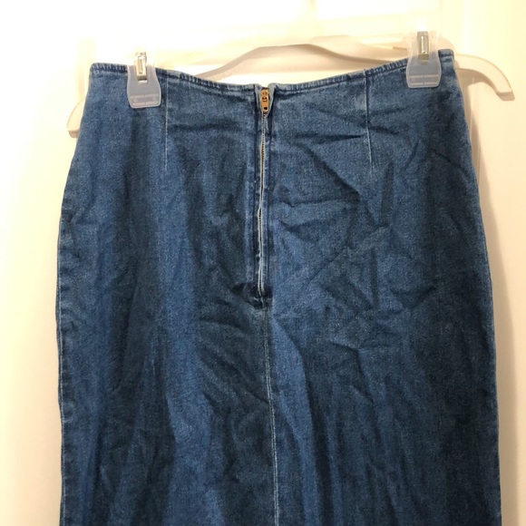 Vintage jean skirt - Picture 4 of 6
